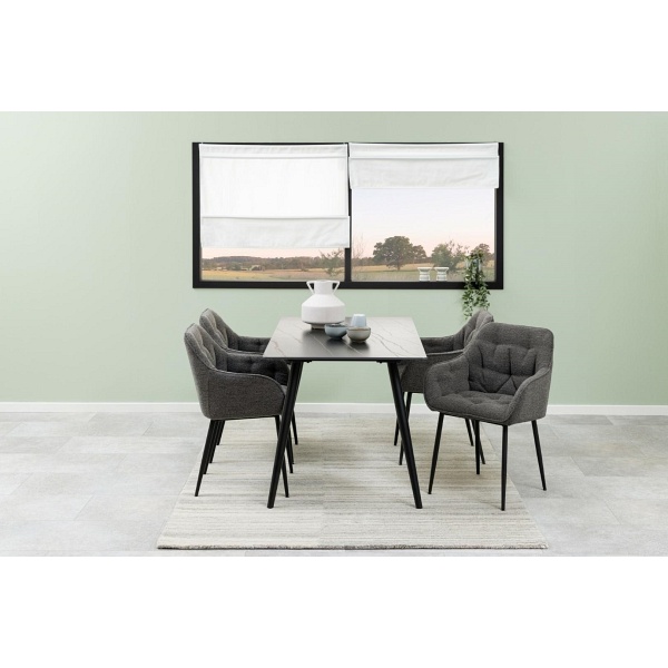 Krzesło Brooke antracytowe Monza - ACTONA